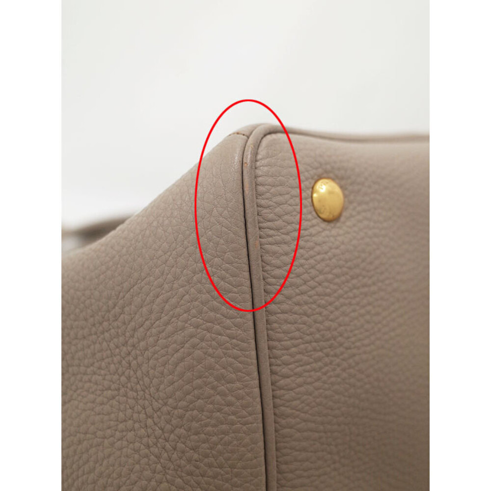 Prada Vitello Daino leather shopper tote bag grained calfskin leather Pink - Picture 7 of 9